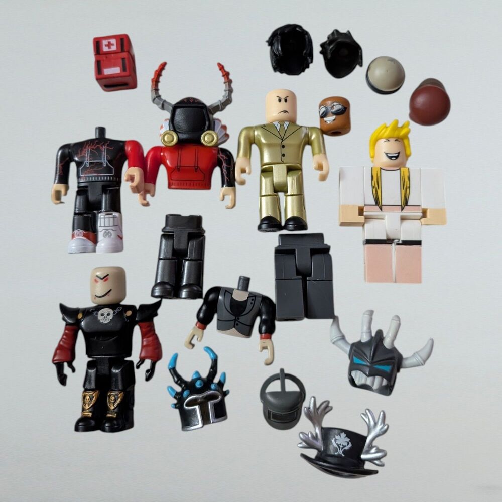 Assorted Lot of Roblox Figures & Accessories